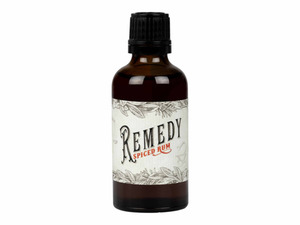 50ml Miniaturflasche Remedy Spiced Rum (Rum-Basis) 41,5% Vol, 
         0.05-l