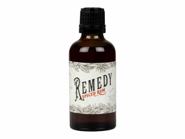 Bild 1 von 50ml Miniaturflasche Remedy Spiced Rum (Rum-Basis) 41,5% Vol, 
         0.05-l