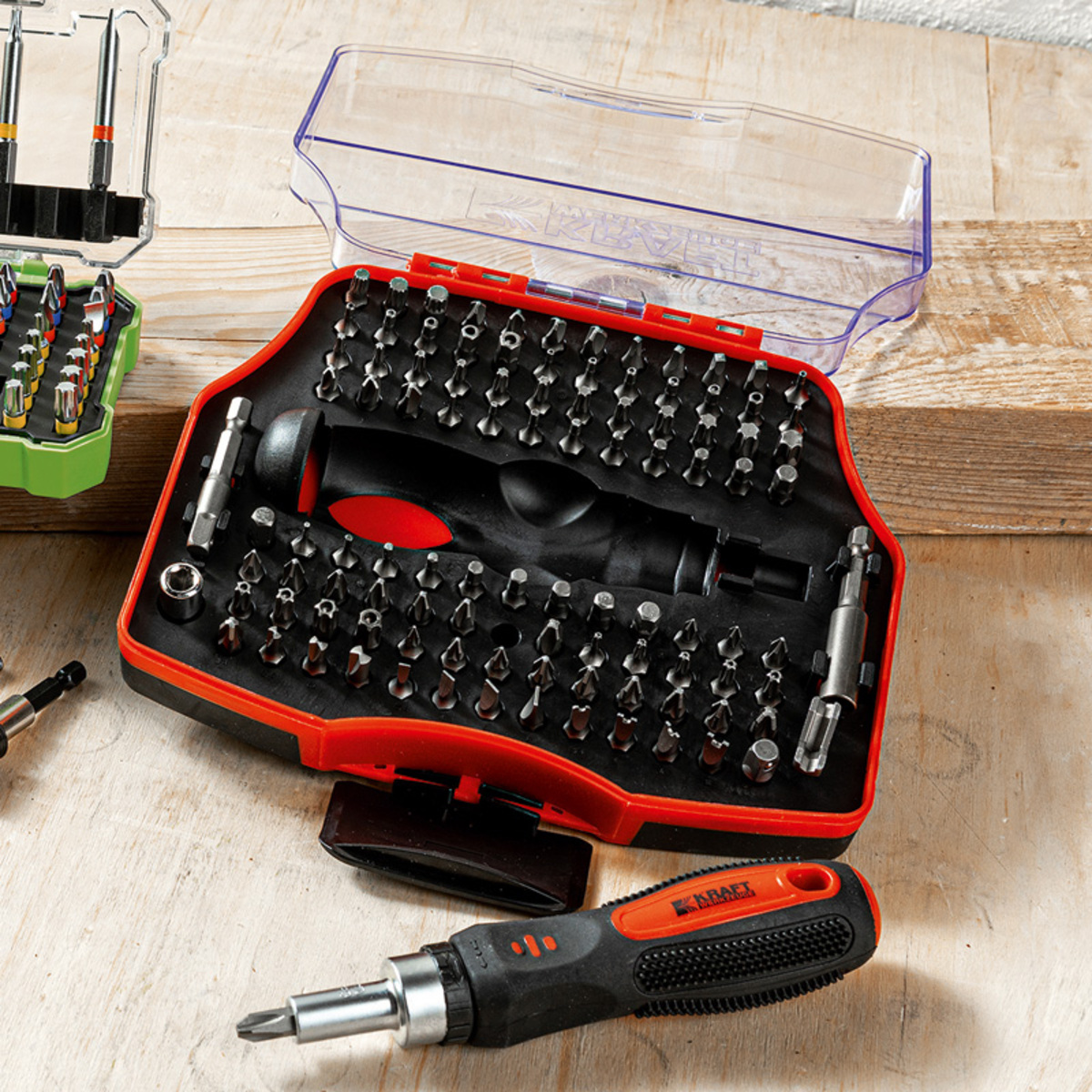 Bild 1 von Kraft Werkzeuge XXL-Spezial-Bit-Set 105tlg.