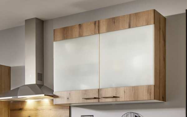 Bild 2 von Pino - Einbauküche PN 80/PN 100, weiß/Evoke Eiche Nachbildung, inkl. Elektrogeräte