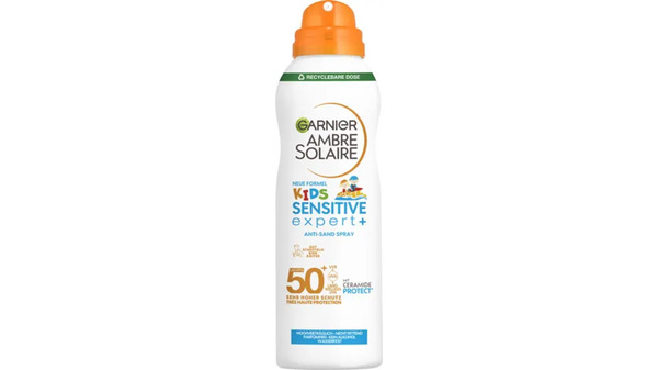 Bild 1 von Garnier AmbreSolaire Sensitiv Kids Sonnernschutz-Spray SPF50+