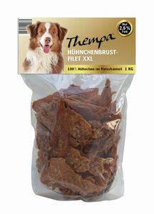 Thempa Hundesnacks Hühnerbrustfilets XXL 1 kg