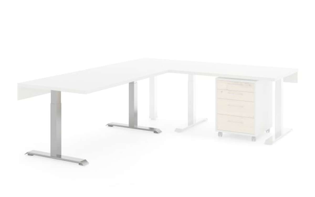 Bild 2 von Vito - Metalluntergestell Vary, silberfarbig, inkl. Höhenverstellung