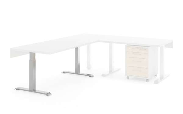 Bild 2 von Vito - Metalluntergestell Vary, silberfarbig, inkl. Höhenverstellung