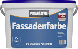 Primaster Fassadenfarbe 10 L weiß matt