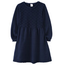 Bild 1 von Mädchen Strickkleid mit Struktur DUNKELBLAU