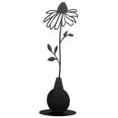 Bild 1 von Deko-Aufsteller Blume aus Metall SCHWARZ