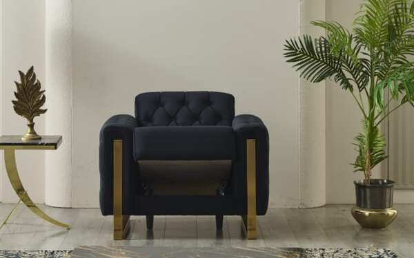 Bild 2 von HPI - Sessel Crystal, schwarz, inkl. Kippfunktion