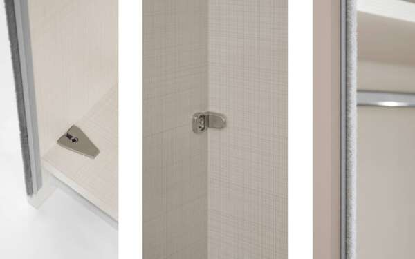 Bild 3 von Staud - Schwebetürenschrank Lento, Alpinweißglas, 249 x 222 cm