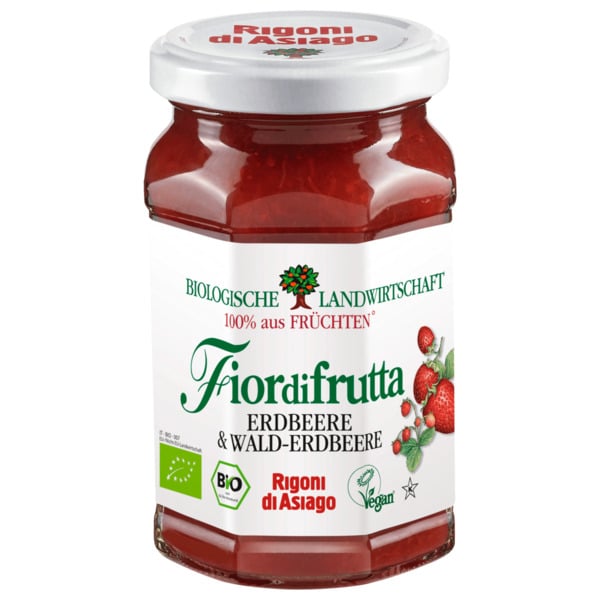 Bild 1 von Rigoni di Asiago Bio Fiordifrutta Erdbeere & Wald-Erdbeere 250g