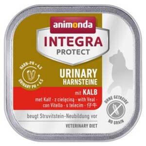 animonda Integra Protect Adult Urinary Struvitstein Kalb 16x100 g