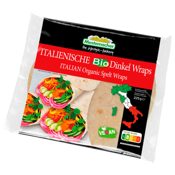 Bild 1 von Mestemacher Bio Italienische Dinkel-Wraps 225g