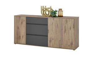 Bega - Sideboard Novara, Viking Eiche-Nachbildung/grau