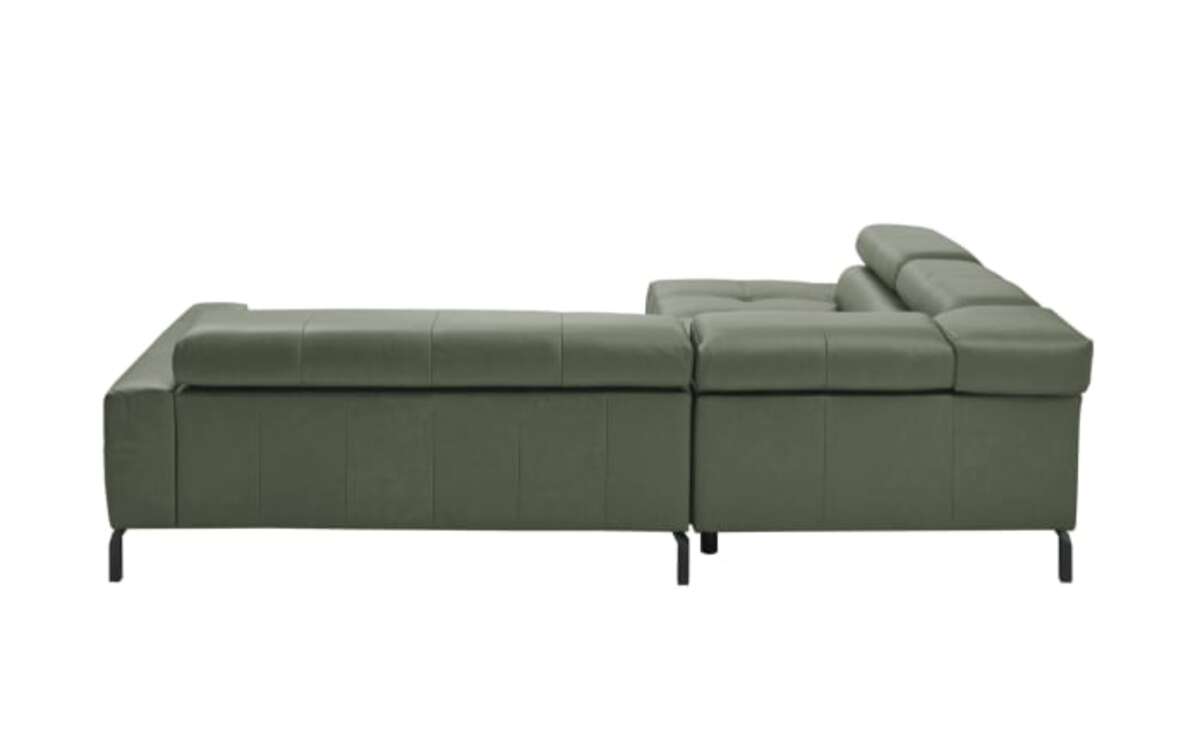 Bild 4 von Candy - Leder Wohnlandschaft Callisto, olive, inkl. Kopfteilverstellungen