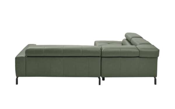 Bild 4 von Candy - Leder Wohnlandschaft Callisto, olive, inkl. Kopfteilverstellungen