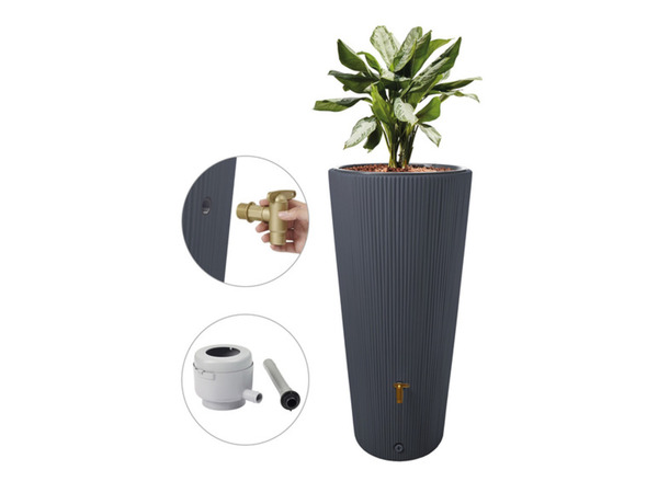 Bild 3 von 4rain 2in1 Regenspeicher »VASO DECOR«, 220 L, inkl. Fallrohrfilter und Auslaufhahn