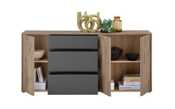 Bild 3 von Bega - Sideboard Novara, Viking Eiche-Nachbildung/grau