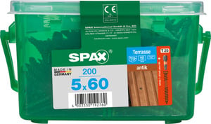 Spax Terrassenschrauben 5.0 x 60 mm TX 25 - 200 Stk.