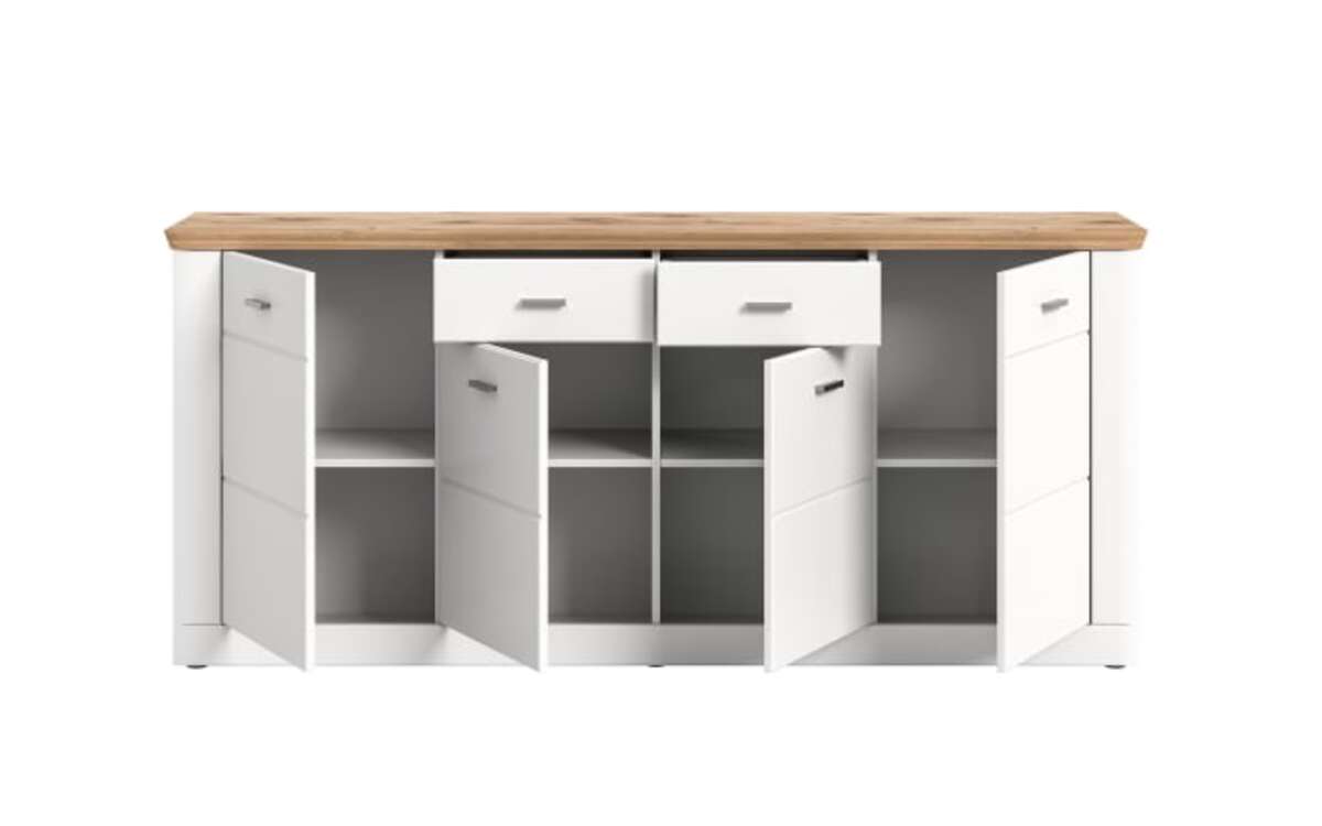 Bild 3 von Xonox Home - Sideboard  Modern Times, weiß/Eiche-Nachbildung