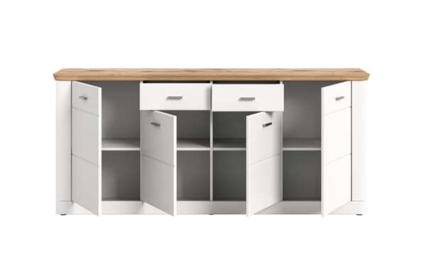 Bild 3 von Xonox Home - Sideboard  Modern Times, weiß/Eiche-Nachbildung