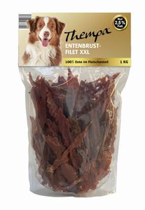 Thempa Hundesnacks Entenbrustfilets XXL 1 kg