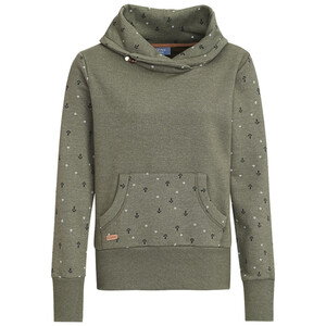 Damen Sweatshirt mit Schalkragen OLIV