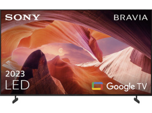 SONY BRAVIA KD-85X80L LED TV (Flat, 85 Zoll / 215 cm, UHD 4K, SMART TV, Google TV), Schwarz