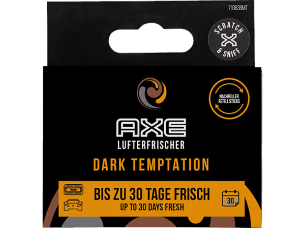 Bild 1 von AXE Alu Refill Sticks Vent Air - Dark Temp Lufterfrischer, Schwarz, Schwarz