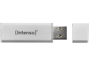 INTENSO Alu Line USB-Stick, 8 GB, 28 MB/s, Silber, Silber
