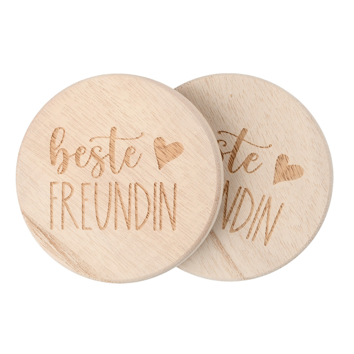 Bild 1 von 2 Untersetzer aus Holz NATUR