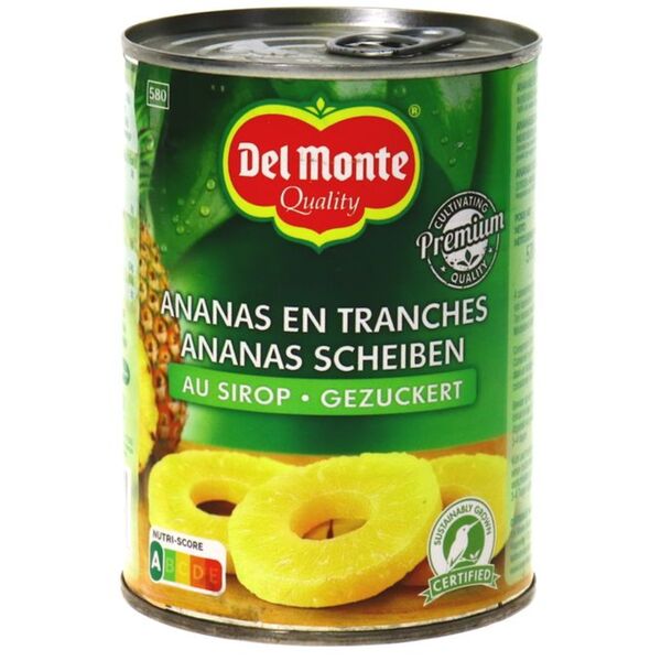 Bild 1 von Del Monte Ananas Scheiben in Sirup gezuckert