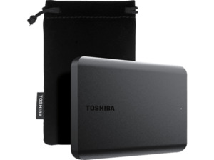 TOSHIBA Canvio Basics Exklusive Festplatte, 1 TB HDD, 2,5 Zoll, extern, Schwarz, Schwarz