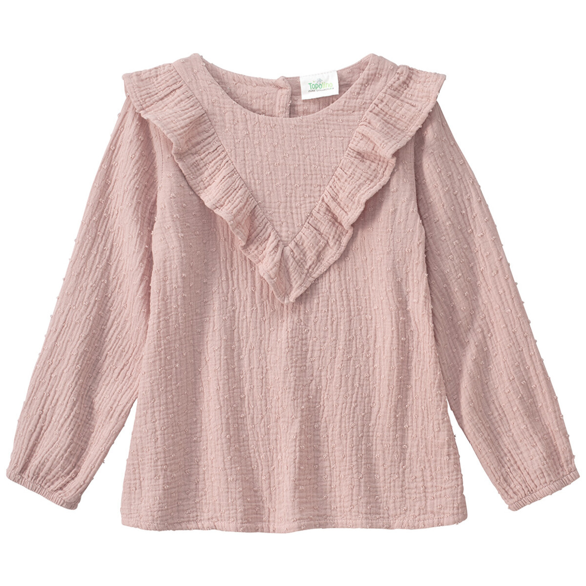Bild 1 von Mädchen Musselinbluse mit Rüsche ALTROSA