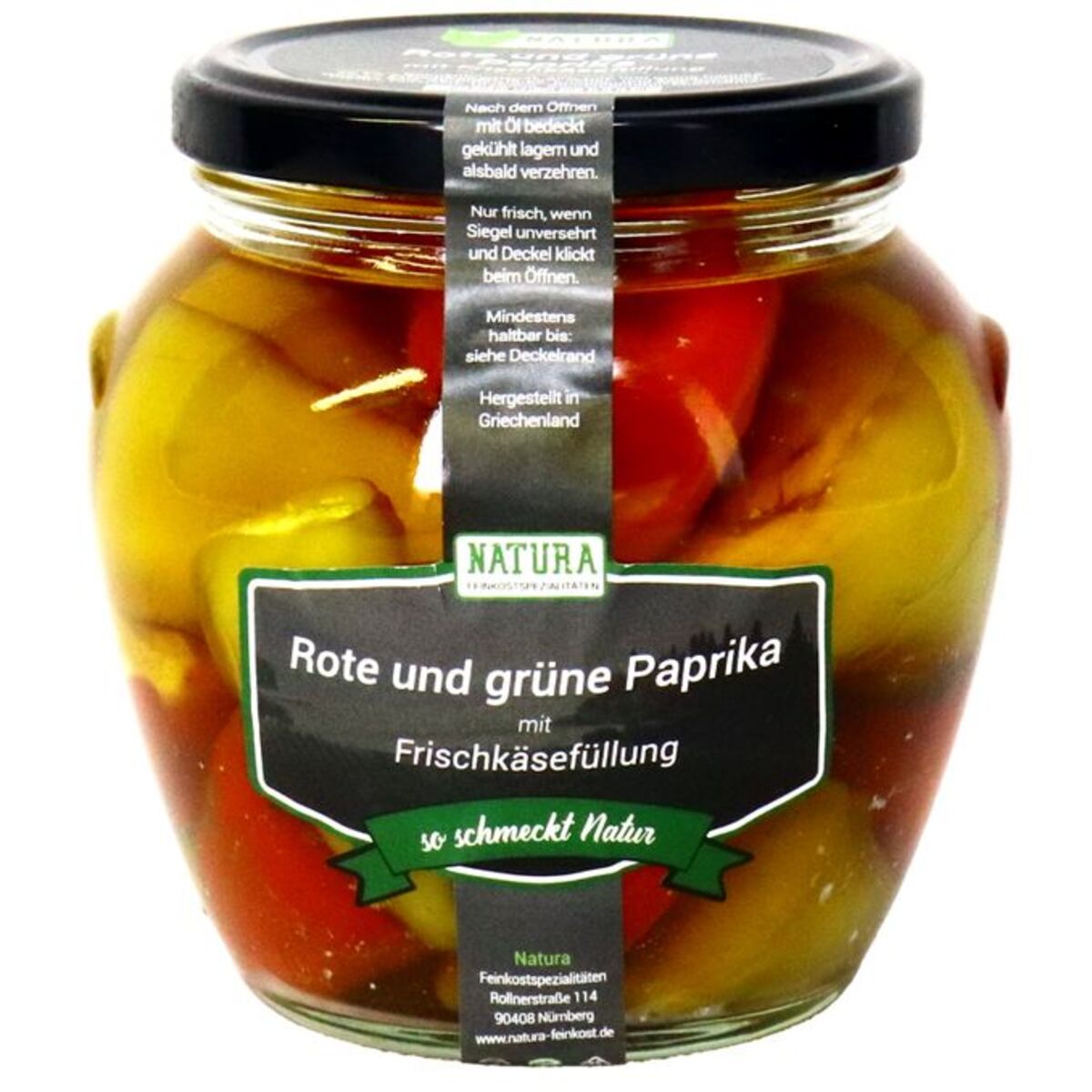 Natura Feinkost Paprika mit Frischkäsefüllung von Motatos ansehen!