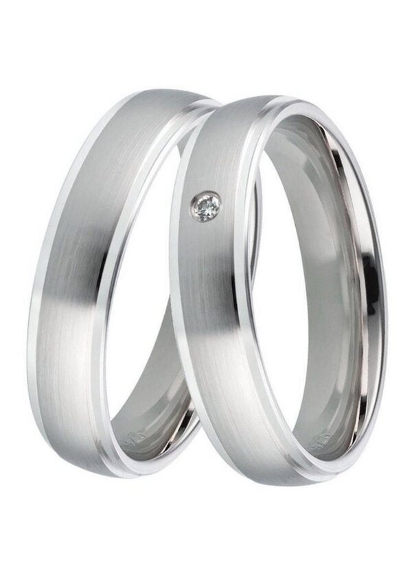 Bild 1 von DOOSTI Trauring Schmuck Geschenk Silber 925 Trauring Ehering Partnerring LIEBE, Made in Germany, wahlweise mit oder ohne Zirkonia