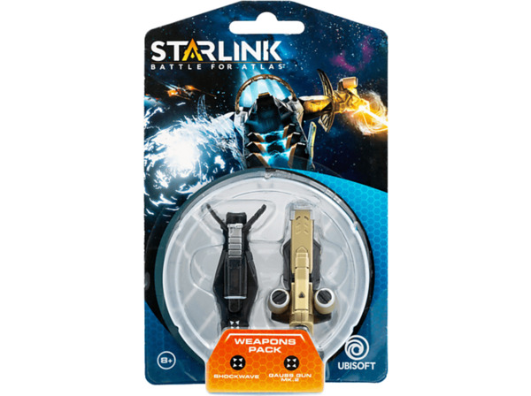 Bild 1 von STARLINK TOYS Weapons Pack Shockwave + Gauss Gun MK.2 Spielfigur, Mehrfarbig
