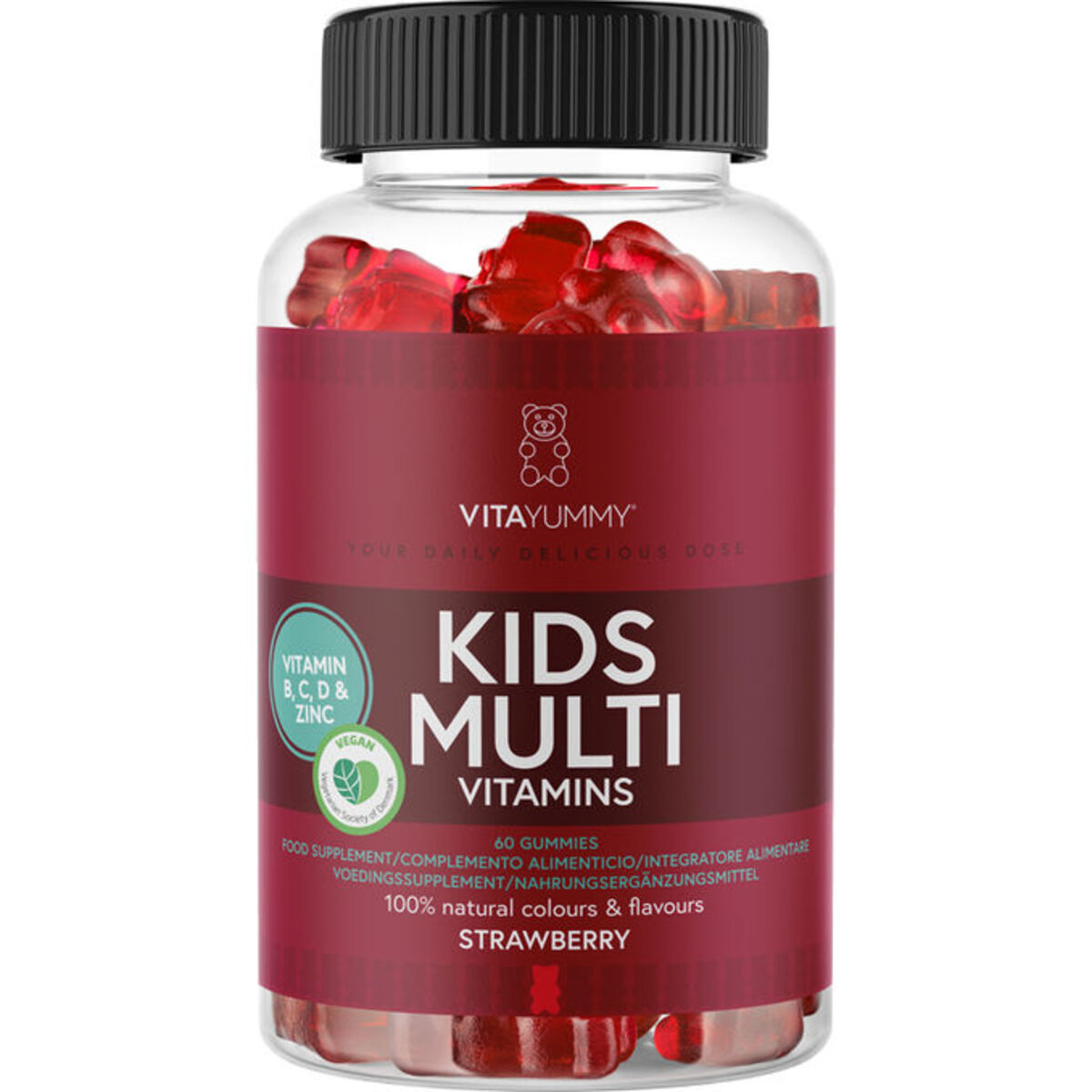 Bild 1 von VitaYummy Kids Multivitamin-Gummis Erdbeere