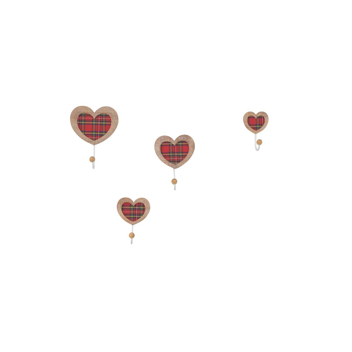 Bild 1 von möbel direkt online Haken-Set (4tlg.) Herz