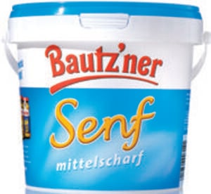 Bautz’ner Senf im Eimer