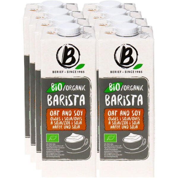 Bild 1 von Berief BIO Hafer & Soya Barista, 8er Pack