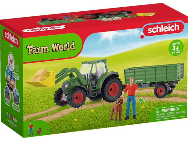 Bild 1 von SCHLEICH 42608 TRAKTOR MIT ANHÄNGER Spielfigur Mehrfarbig, Mehrfarbig