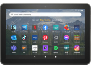 AMAZON Fire HD 8 Plus (2022), 32 GB, Zoll, Grau, Grau