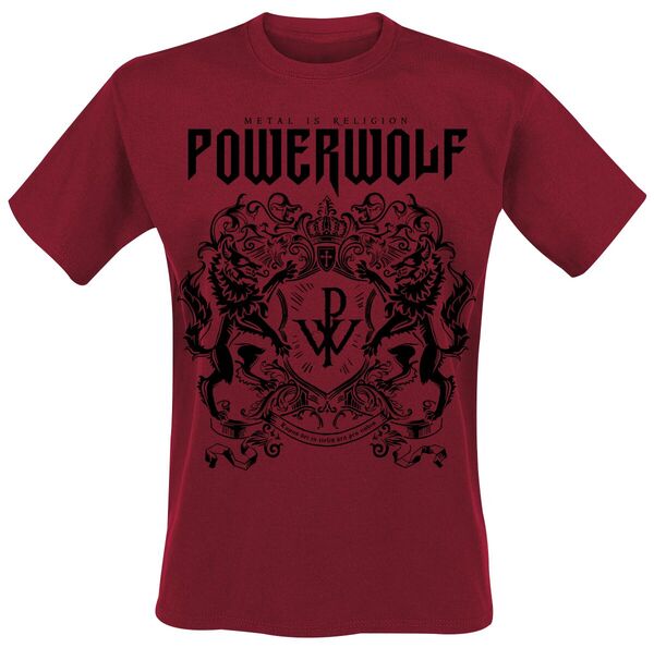 Bild 1 von Powerwolf Logo (red) T-Shirt rot