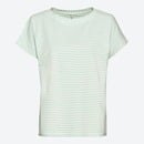 Bild 1 von Damen-T-Shirt mit Ringelmuster, White