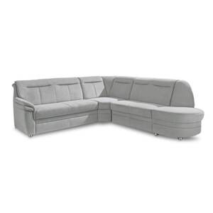 Ecksofa Mecheln, Bezug Belle silver