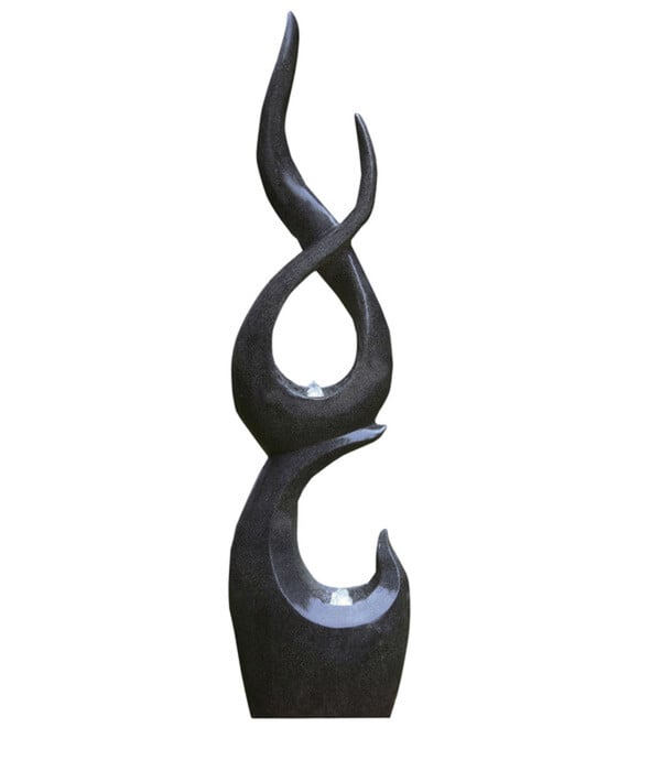 Bild 1 von Dehner Polyresin-Gartenbrunnen Tribe, ca. B39/H150,5/T26 cm