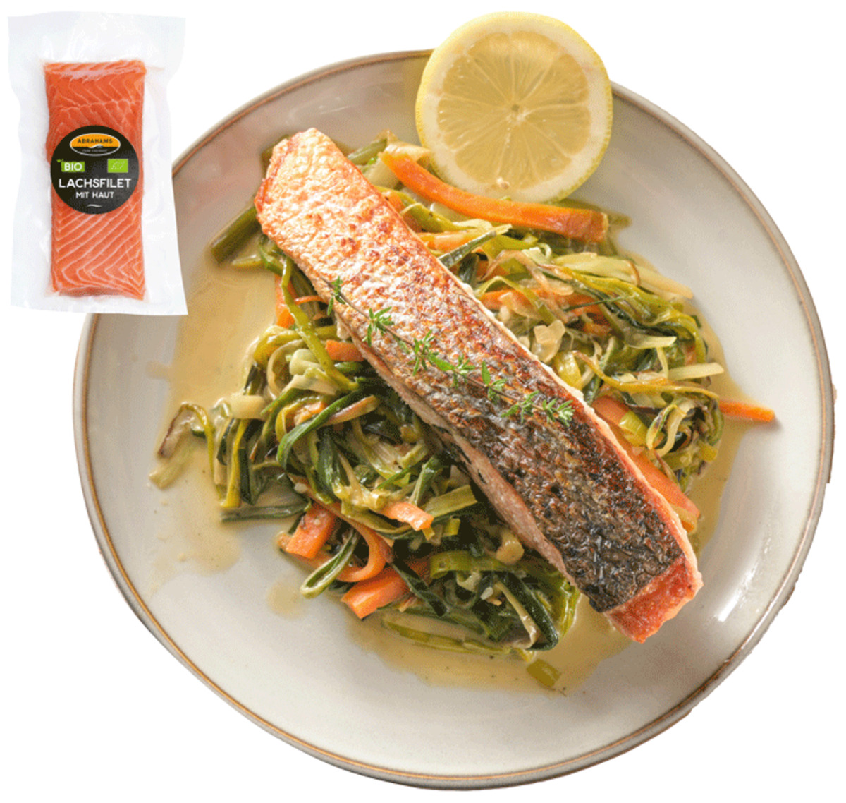 Bild 1 von Lachsfilet mit Haut