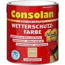 Bild 1 von Consolan Wetterschutzfarbe Sandgelb Seidenglänzend 2,5 l