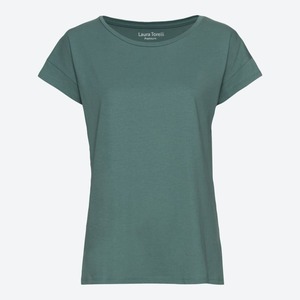 Damen-T-Shirt aus SUPIMA®-Baumwolle, Dark-green