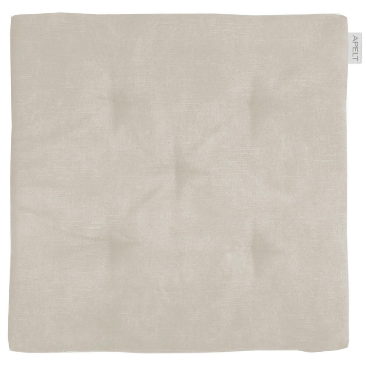 Bild 1 von Ambiente Sitzkissen Basic, Sand, Textil, Uni, Füllung: Schaumstoff, 38x38 cm, Oeko-Tex® Standard 100, hochwertige Qualität, Wohntextilien, Kissen, Sitzkissen